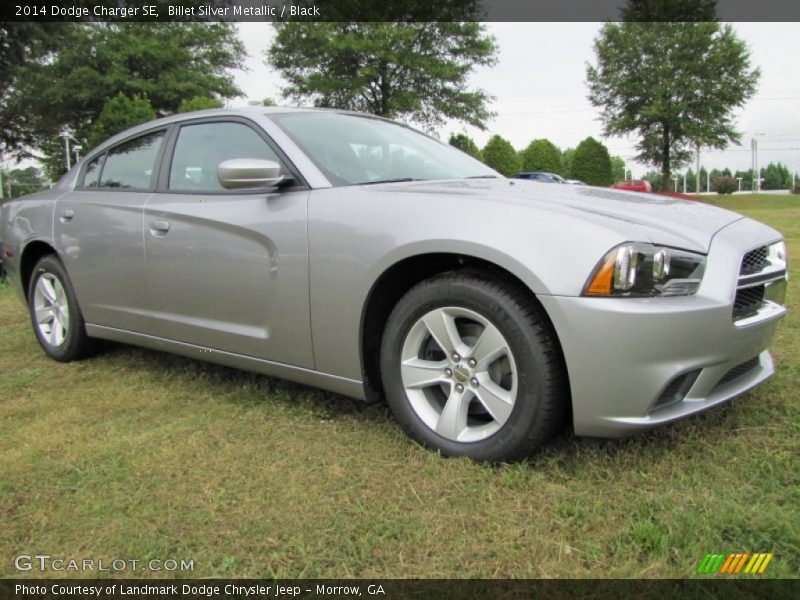 Billet Silver Metallic / Black 2014 Dodge Charger SE