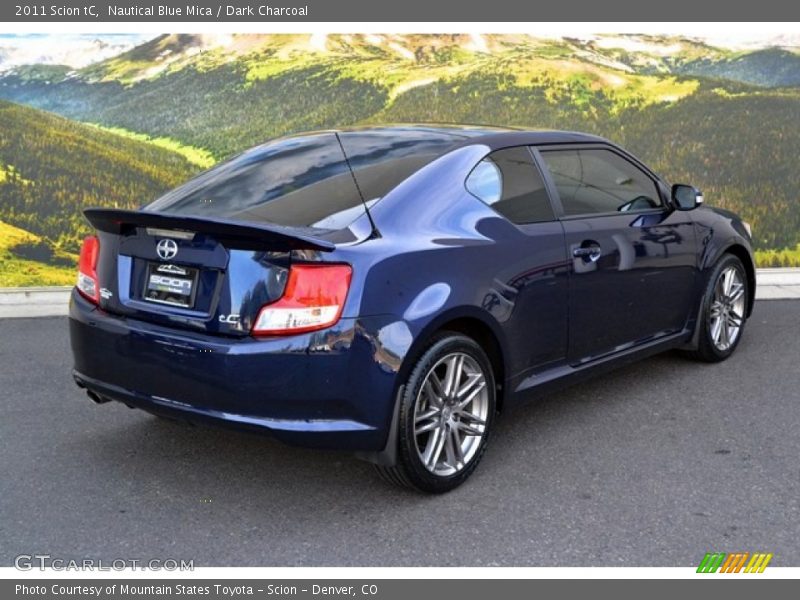 Nautical Blue Mica / Dark Charcoal 2011 Scion tC