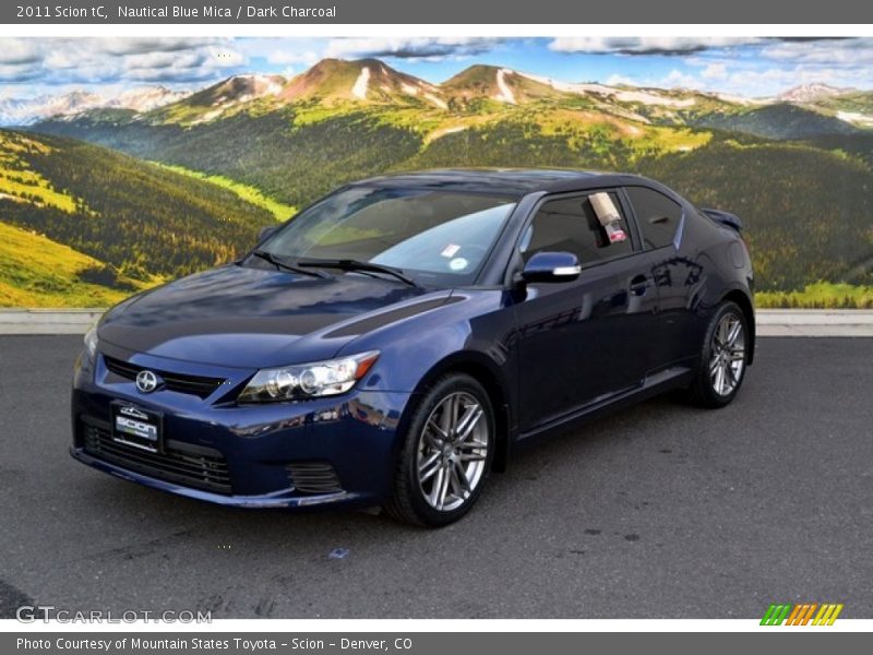 Nautical Blue Mica / Dark Charcoal 2011 Scion tC