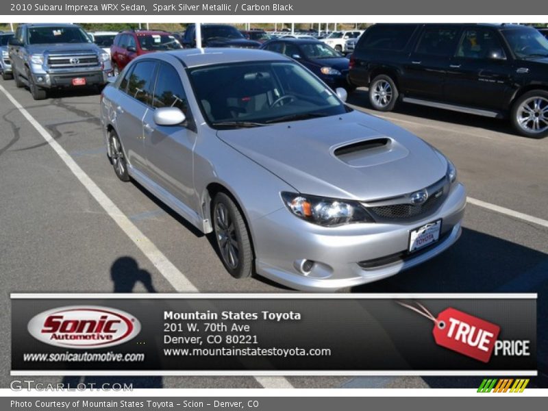 Spark Silver Metallic / Carbon Black 2010 Subaru Impreza WRX Sedan