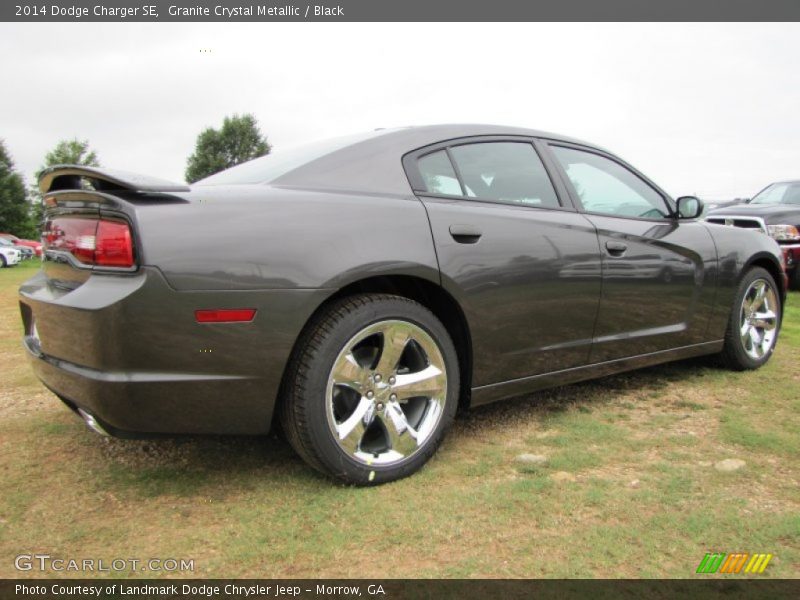 Granite Crystal Metallic / Black 2014 Dodge Charger SE
