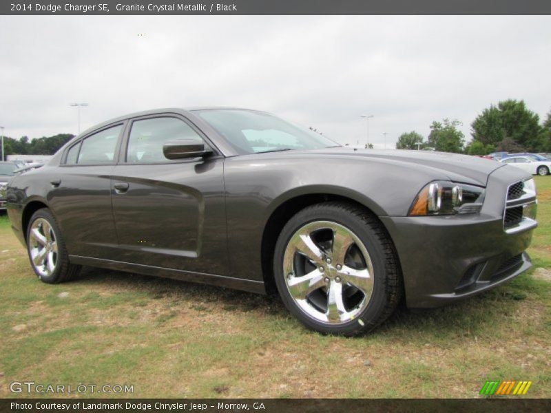 Granite Crystal Metallic / Black 2014 Dodge Charger SE