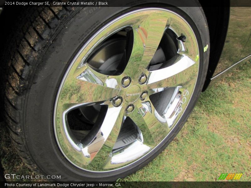 Granite Crystal Metallic / Black 2014 Dodge Charger SE