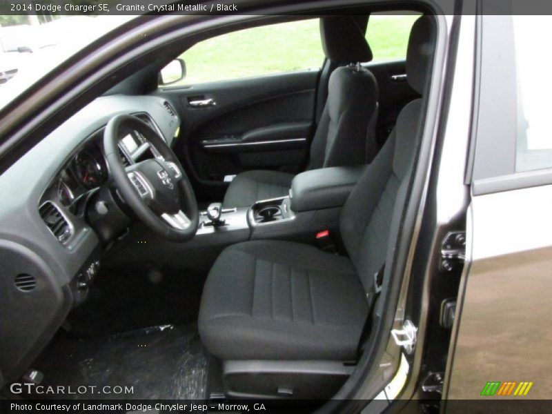 Granite Crystal Metallic / Black 2014 Dodge Charger SE