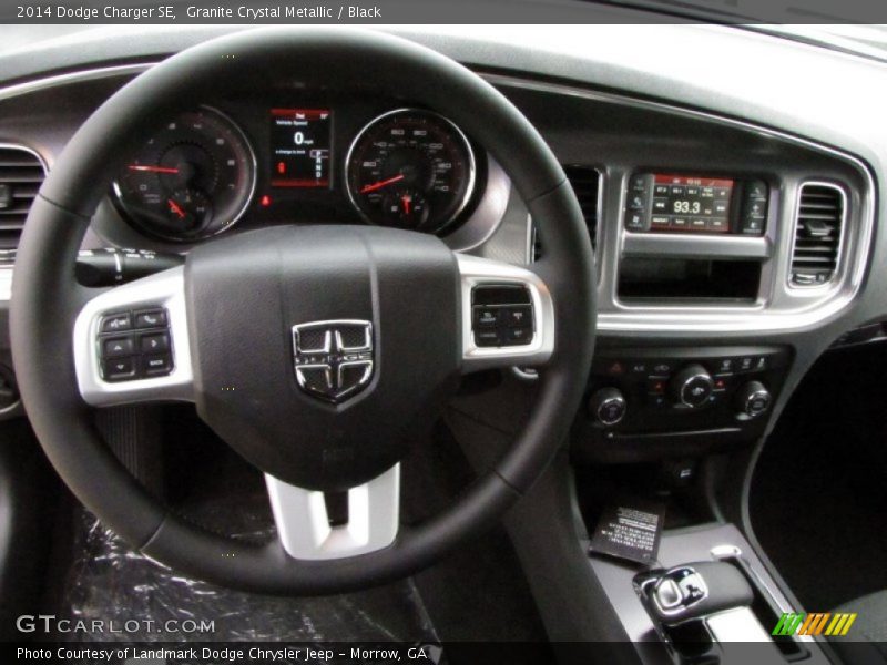 Granite Crystal Metallic / Black 2014 Dodge Charger SE