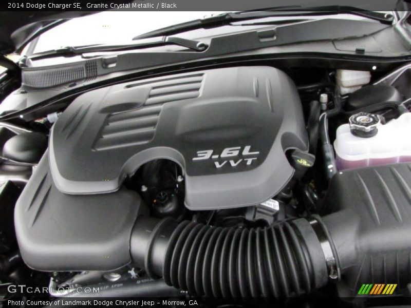 Granite Crystal Metallic / Black 2014 Dodge Charger SE