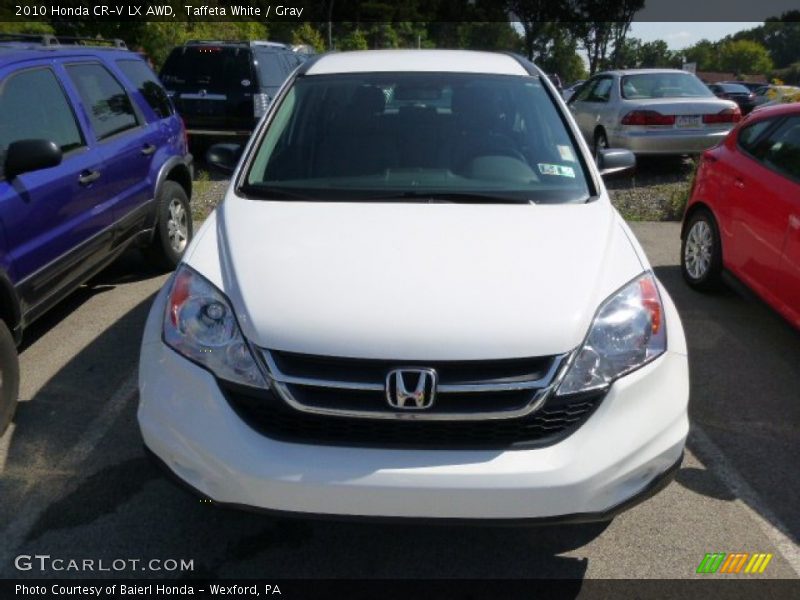 Taffeta White / Gray 2010 Honda CR-V LX AWD