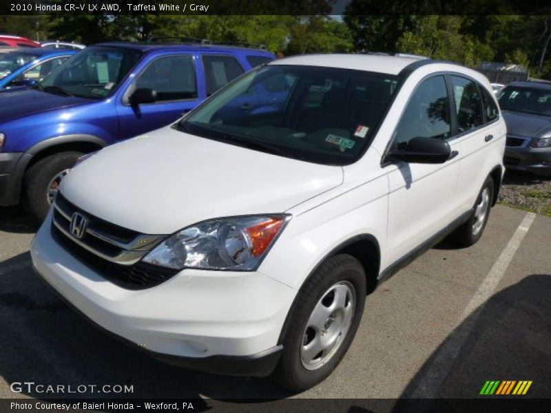 Taffeta White / Gray 2010 Honda CR-V LX AWD