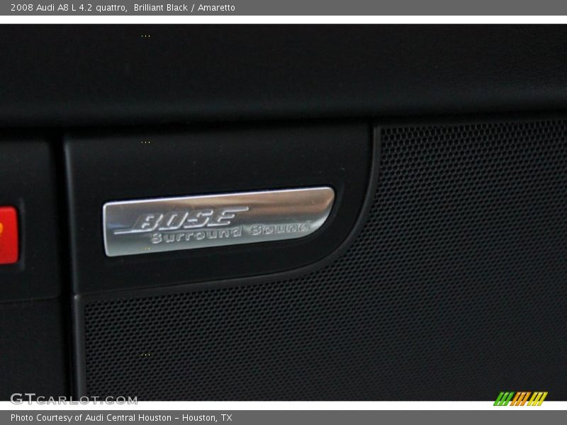 Brilliant Black / Amaretto 2008 Audi A8 L 4.2 quattro