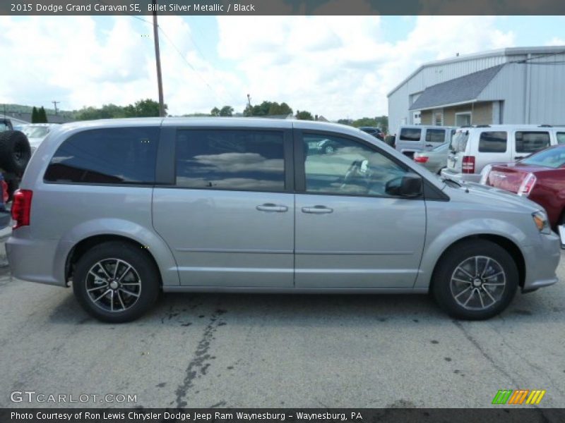 Billet Silver Metallic / Black 2015 Dodge Grand Caravan SE