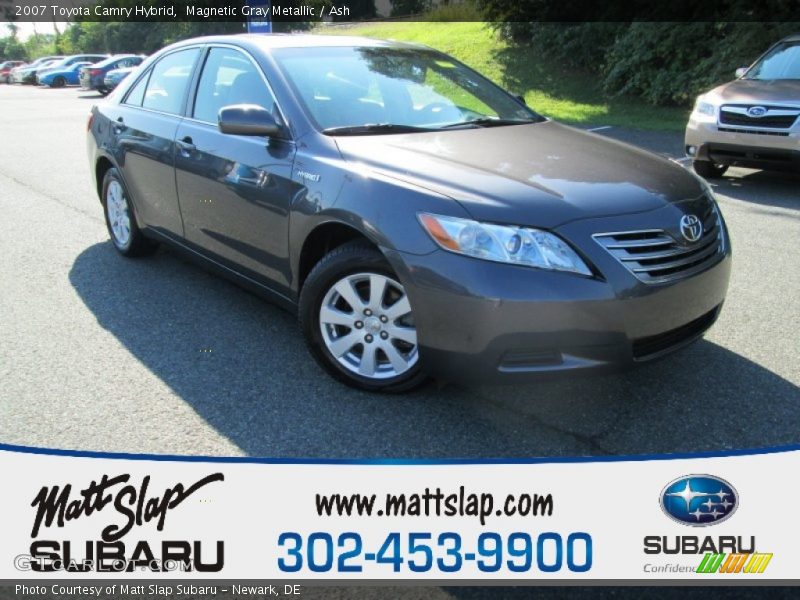 Magnetic Gray Metallic / Ash 2007 Toyota Camry Hybrid