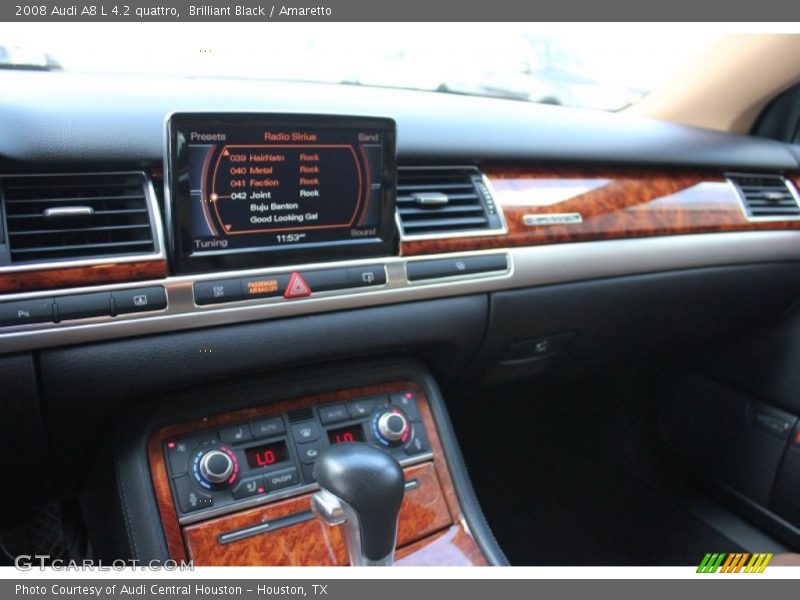 Brilliant Black / Amaretto 2008 Audi A8 L 4.2 quattro