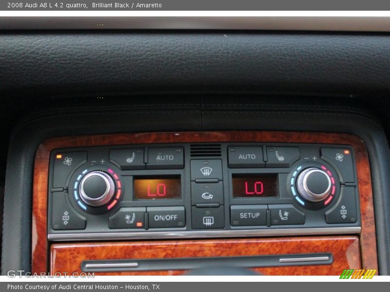 Brilliant Black / Amaretto 2008 Audi A8 L 4.2 quattro