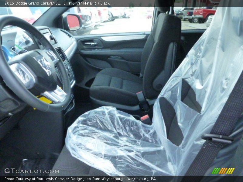 Billet Silver Metallic / Black 2015 Dodge Grand Caravan SE