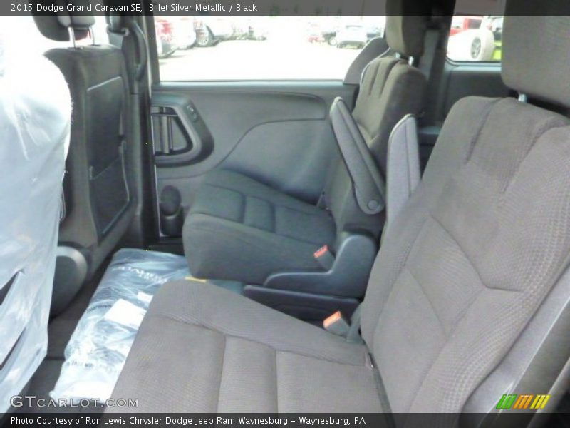 Billet Silver Metallic / Black 2015 Dodge Grand Caravan SE