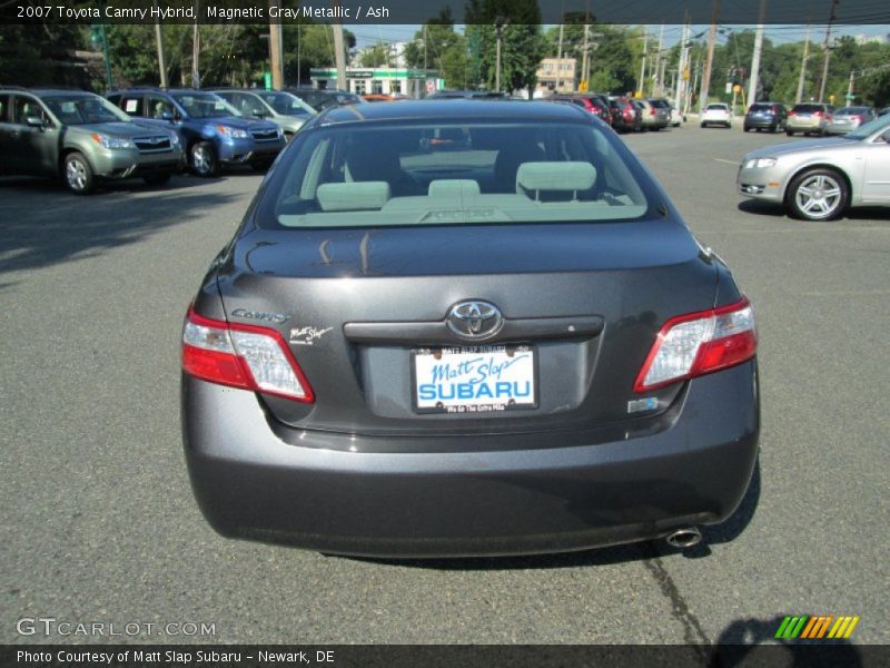 Magnetic Gray Metallic / Ash 2007 Toyota Camry Hybrid