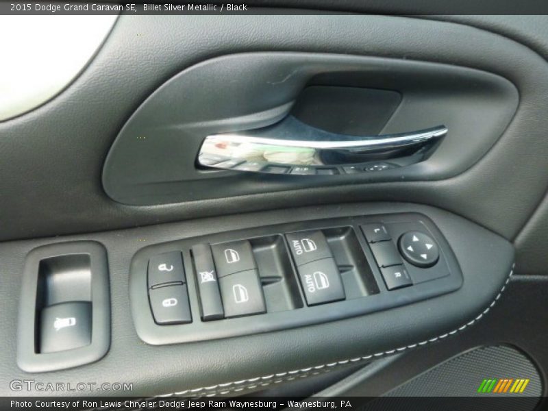 Billet Silver Metallic / Black 2015 Dodge Grand Caravan SE