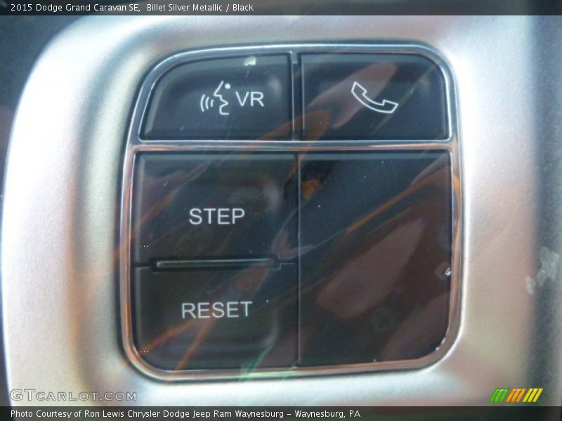Billet Silver Metallic / Black 2015 Dodge Grand Caravan SE