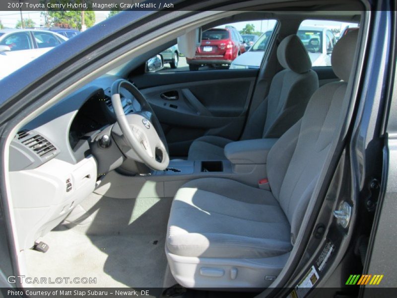 Magnetic Gray Metallic / Ash 2007 Toyota Camry Hybrid