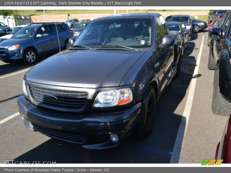 Dark Shadow Grey Metallic / SVT Black/Light Flint 2004 Ford F150 SVT Lightning