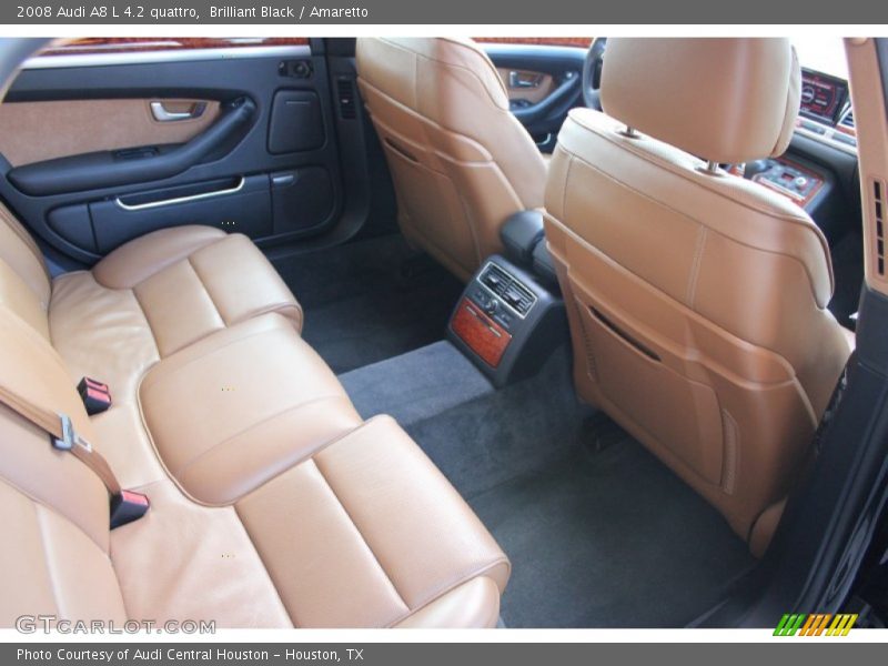 Brilliant Black / Amaretto 2008 Audi A8 L 4.2 quattro