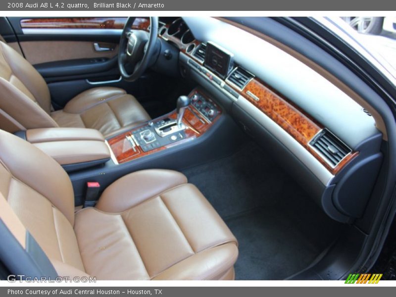 Brilliant Black / Amaretto 2008 Audi A8 L 4.2 quattro