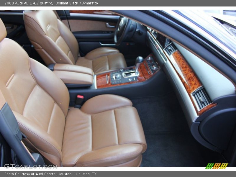Brilliant Black / Amaretto 2008 Audi A8 L 4.2 quattro