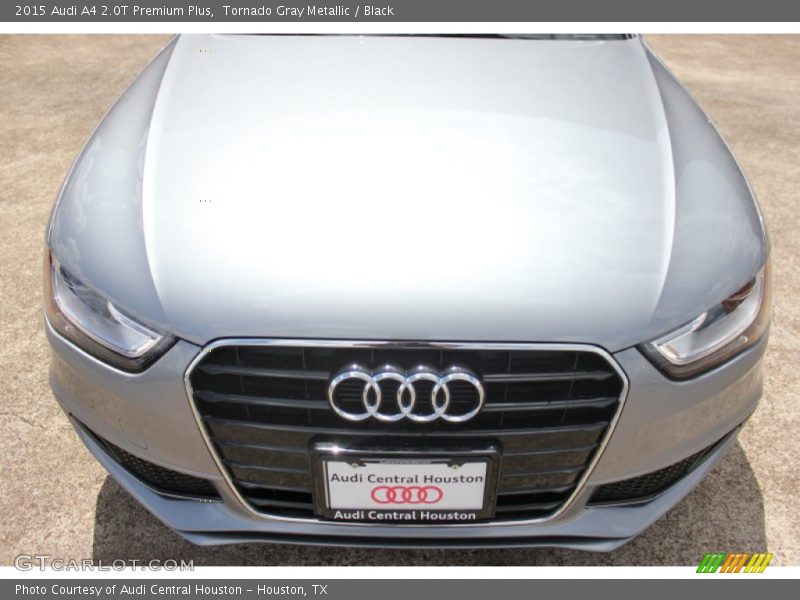 Tornado Gray Metallic / Black 2015 Audi A4 2.0T Premium Plus