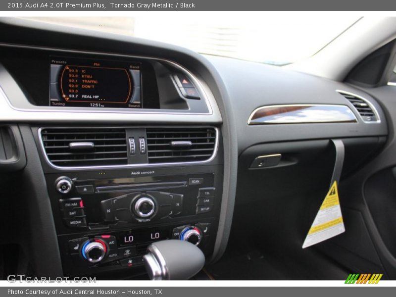 Tornado Gray Metallic / Black 2015 Audi A4 2.0T Premium Plus