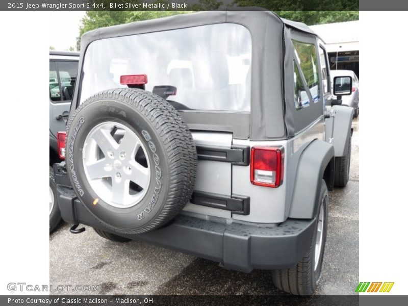 Billet Silver Metallic / Black 2015 Jeep Wrangler Sport S 4x4