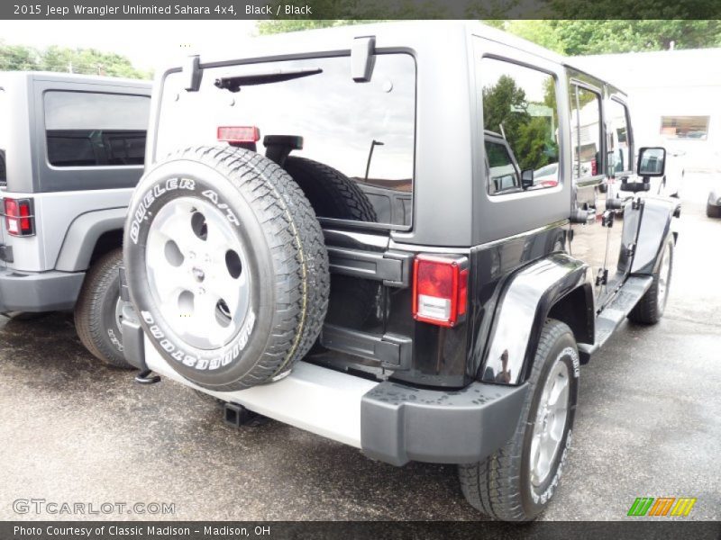 Black / Black 2015 Jeep Wrangler Unlimited Sahara 4x4