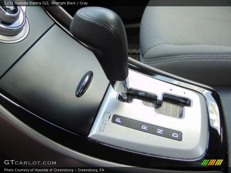 Midnight Black / Gray 2012 Hyundai Elantra GLS