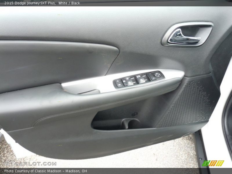 White / Black 2015 Dodge Journey SXT Plus