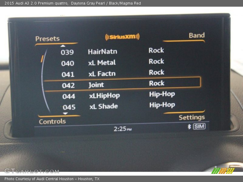 Daytona Gray Pearl / Black/Magma Red 2015 Audi A3 2.0 Premium quattro