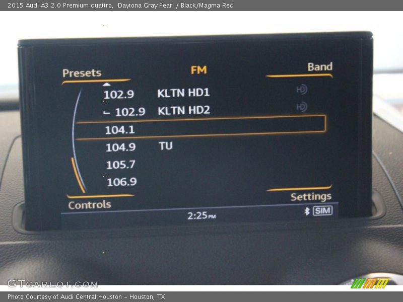 Daytona Gray Pearl / Black/Magma Red 2015 Audi A3 2.0 Premium quattro