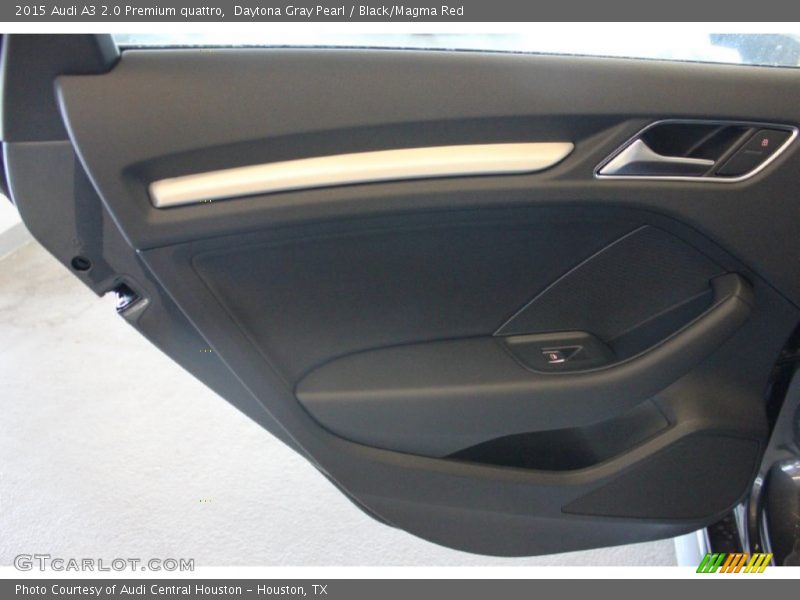 Daytona Gray Pearl / Black/Magma Red 2015 Audi A3 2.0 Premium quattro