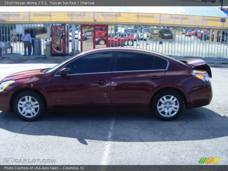 Tuscan Sun Red / Charcoal 2010 Nissan Altima 2.5 S