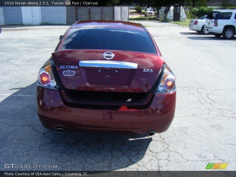 Tuscan Sun Red / Charcoal 2010 Nissan Altima 2.5 S