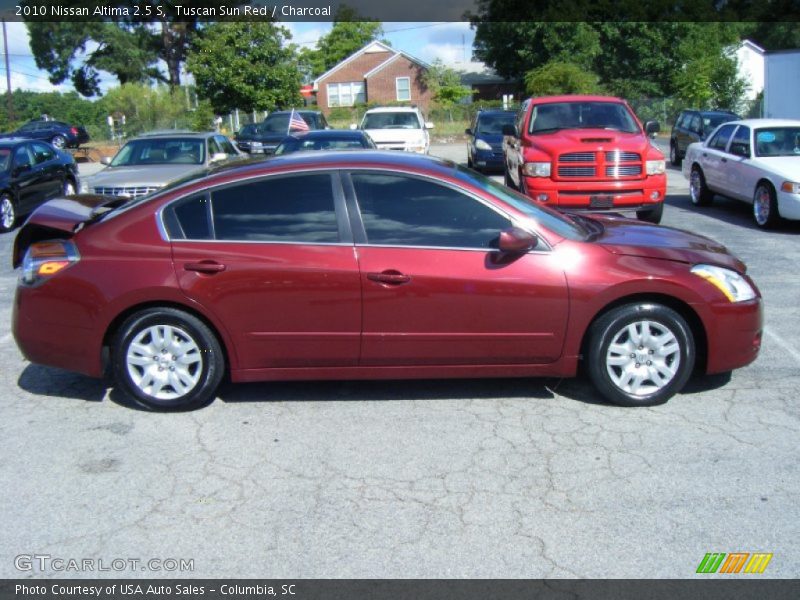 Tuscan Sun Red / Charcoal 2010 Nissan Altima 2.5 S