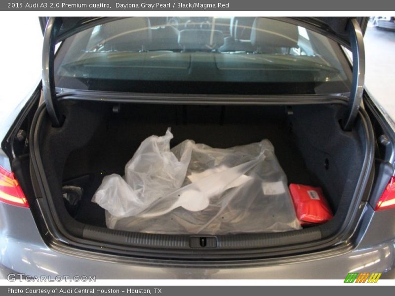 Daytona Gray Pearl / Black/Magma Red 2015 Audi A3 2.0 Premium quattro