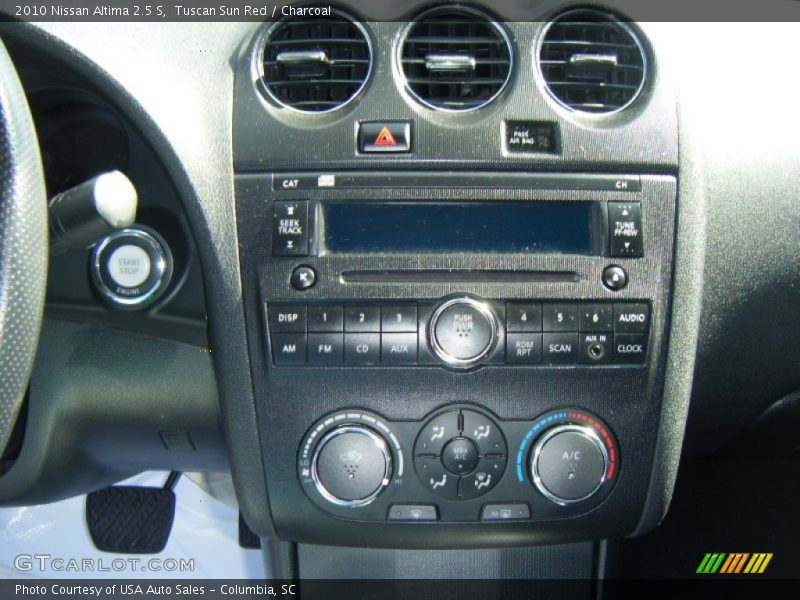 Tuscan Sun Red / Charcoal 2010 Nissan Altima 2.5 S