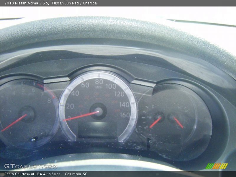 Tuscan Sun Red / Charcoal 2010 Nissan Altima 2.5 S