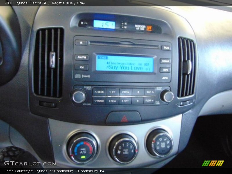 Regatta Blue / Gray 2010 Hyundai Elantra GLS