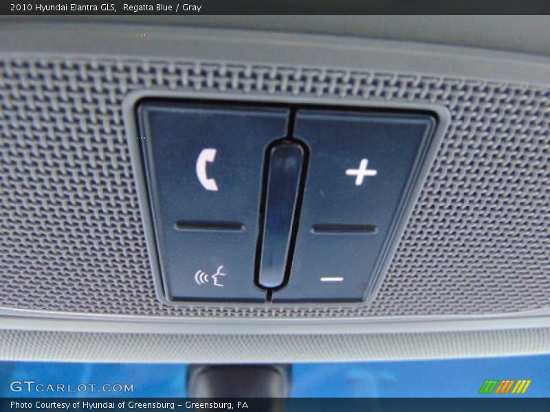 Regatta Blue / Gray 2010 Hyundai Elantra GLS
