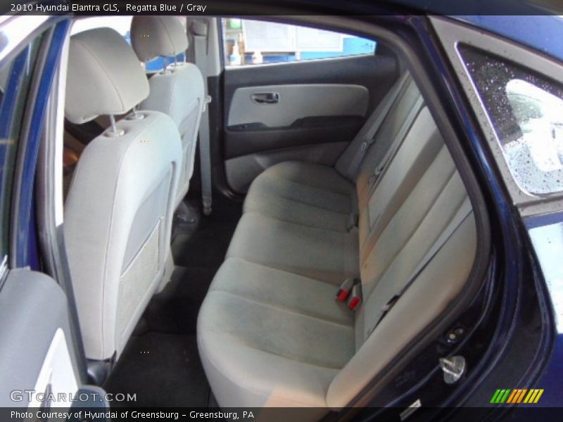 Regatta Blue / Gray 2010 Hyundai Elantra GLS