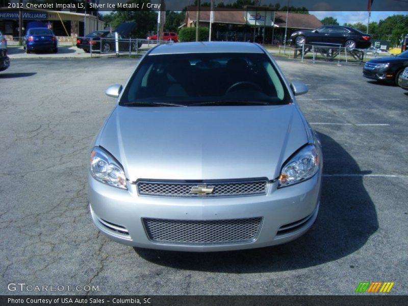 Silver Ice Metallic / Gray 2012 Chevrolet Impala LS