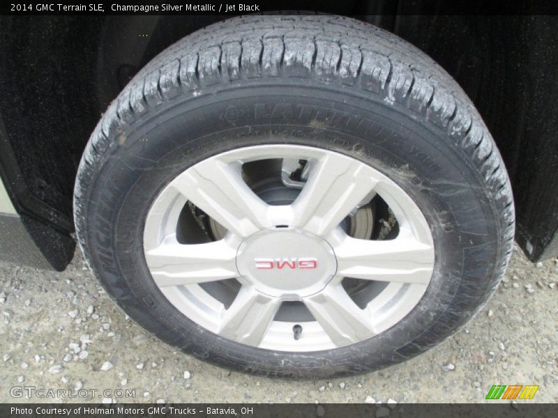 Champagne Silver Metallic / Jet Black 2014 GMC Terrain SLE