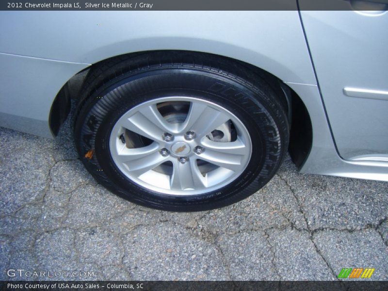 Silver Ice Metallic / Gray 2012 Chevrolet Impala LS
