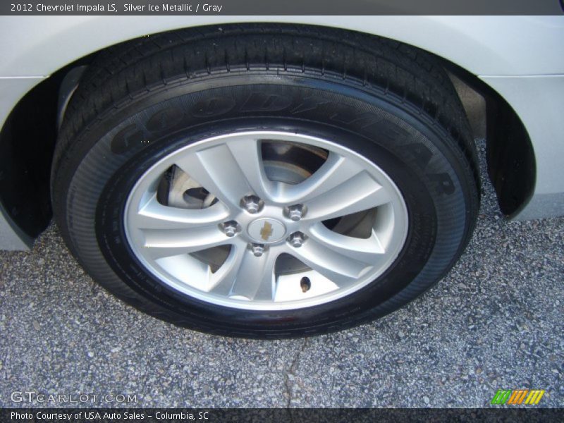 Silver Ice Metallic / Gray 2012 Chevrolet Impala LS