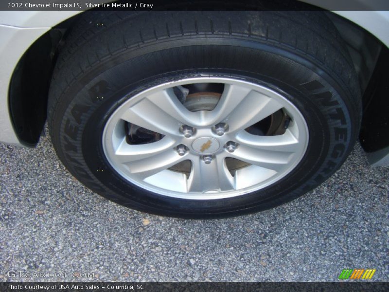Silver Ice Metallic / Gray 2012 Chevrolet Impala LS